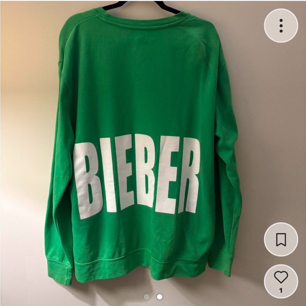 Justin bieber crew neck